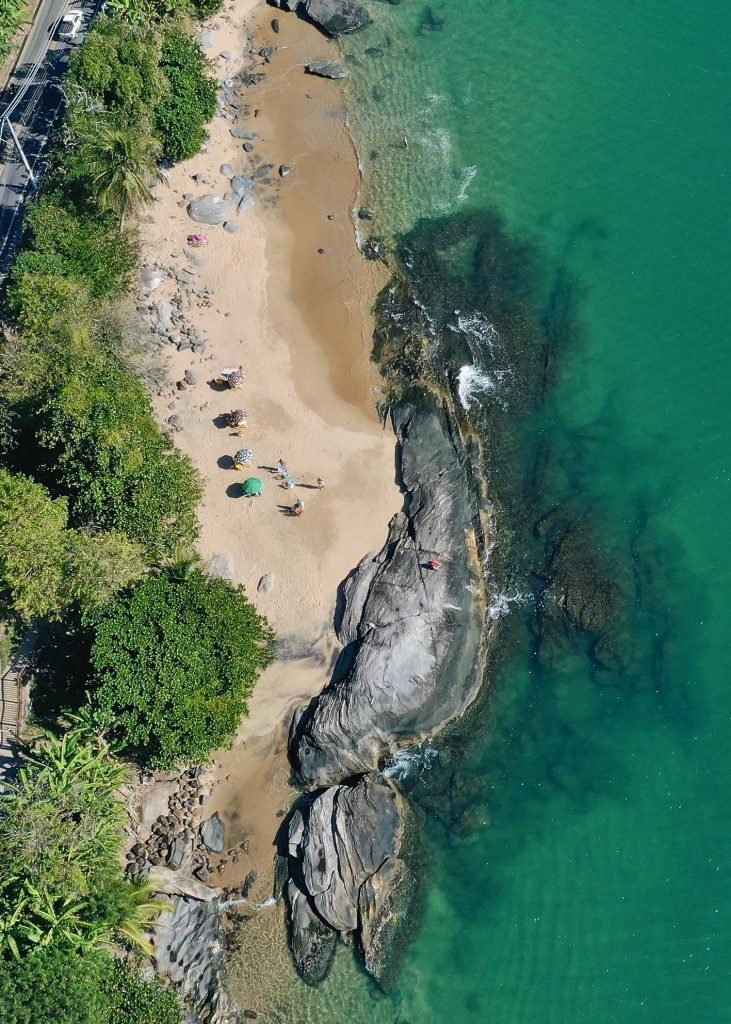 praia oascar vista aérea